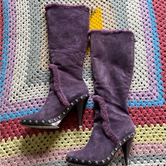 Nike Shoes - Nike Lab Purple Suede Women's Boots